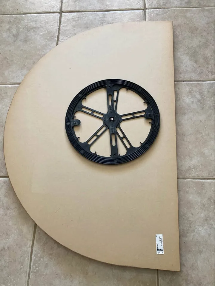 IKEA YACHT Lazy Susan Half-Circle Table image indicator(4)