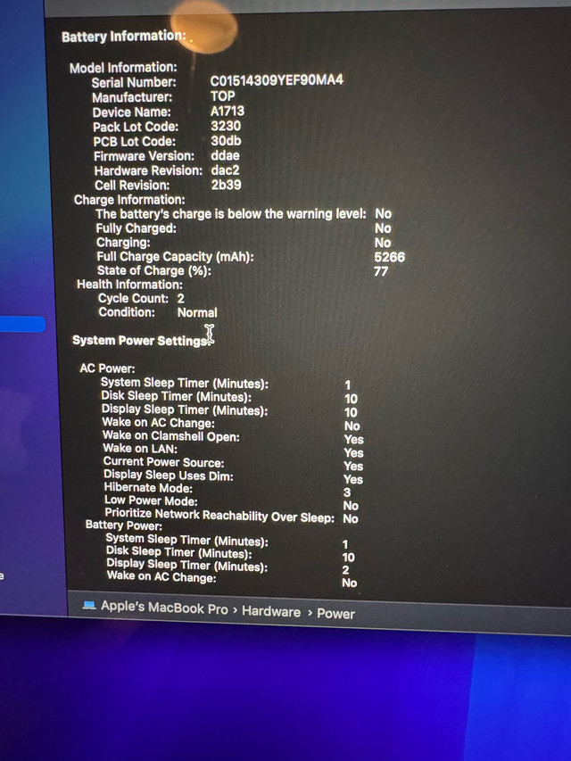 MacBook Pro A2159 *NEW BATTERY* - photo 3