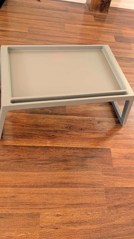 IKEA KLIPSK Bed tray/table, gray Foldable & Durable , Buy 2 Get