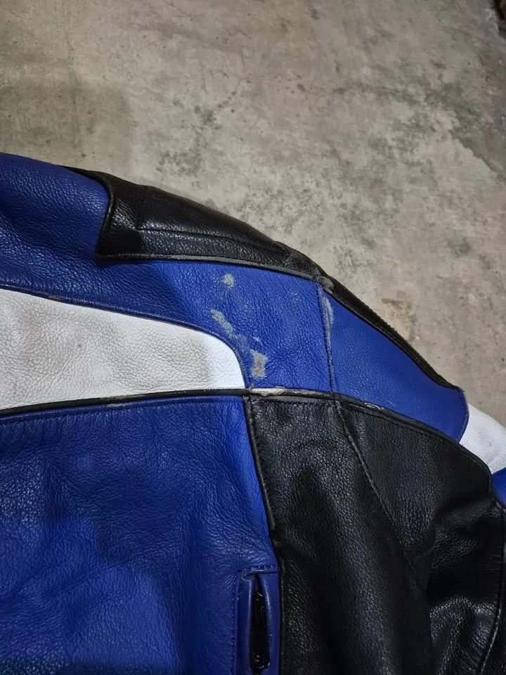 First Gear Leather Motorcycle Jacket Size 42 image indicator(10)