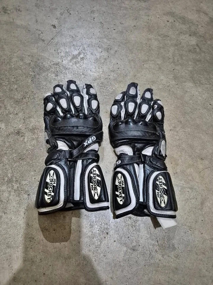 Joe Rocket GPX Leather Motorcycle Gloves — Size Small thumbnail