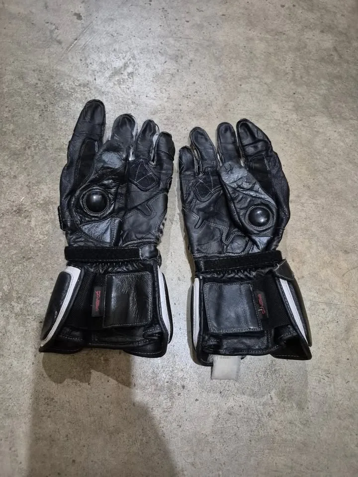 Joe Rocket GPX Leather Motorcycle Gloves — Size Small image indicator(2)