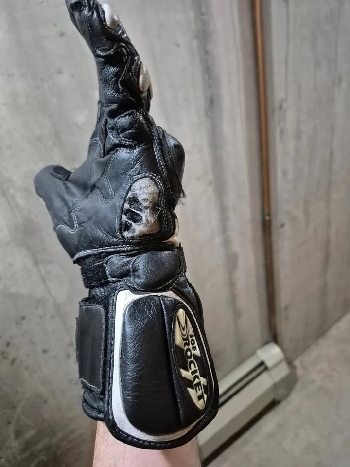 Joe Rocket GPX Leather Motorcycle Gloves — Size Small image indicator(6)