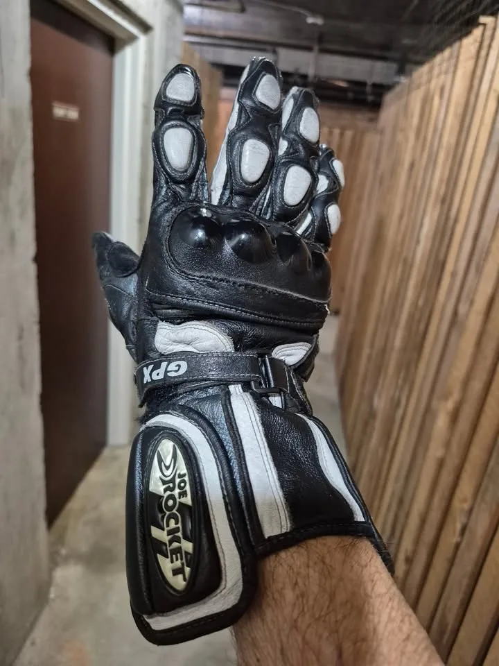 Joe Rocket GPX Leather Motorcycle Gloves — Size Small image indicator(7)