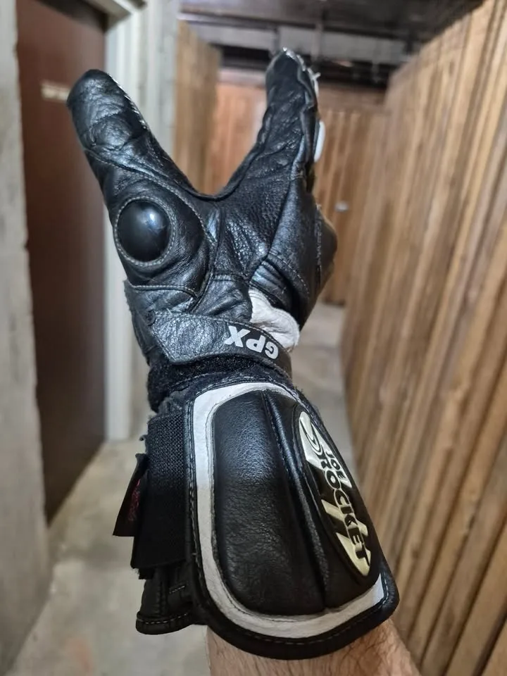 Joe Rocket GPX Leather Motorcycle Gloves — Size Small image indicator(8)