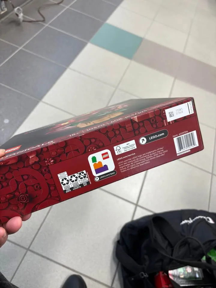 NIB LEGO Botanicals Icons Poinsettia Plant Building Set, Holiday image indicator(3)