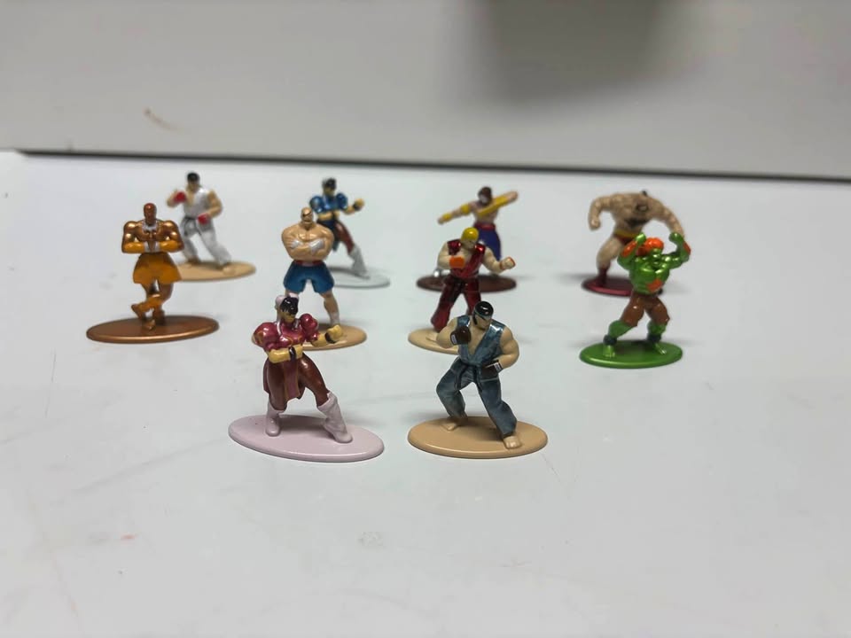 Street Fighter 2 Nano MetalFig Blind Bag LOT of 10