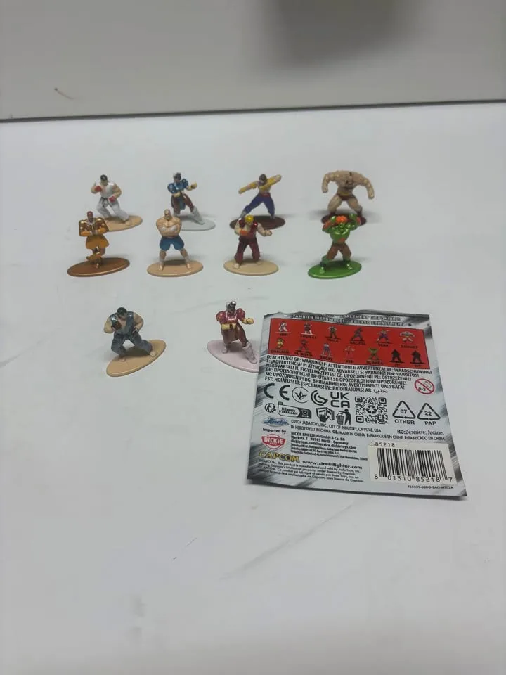 Street Fighter 2 Nano MetalFig Blind Bag LOT of 10 image indicator(7)