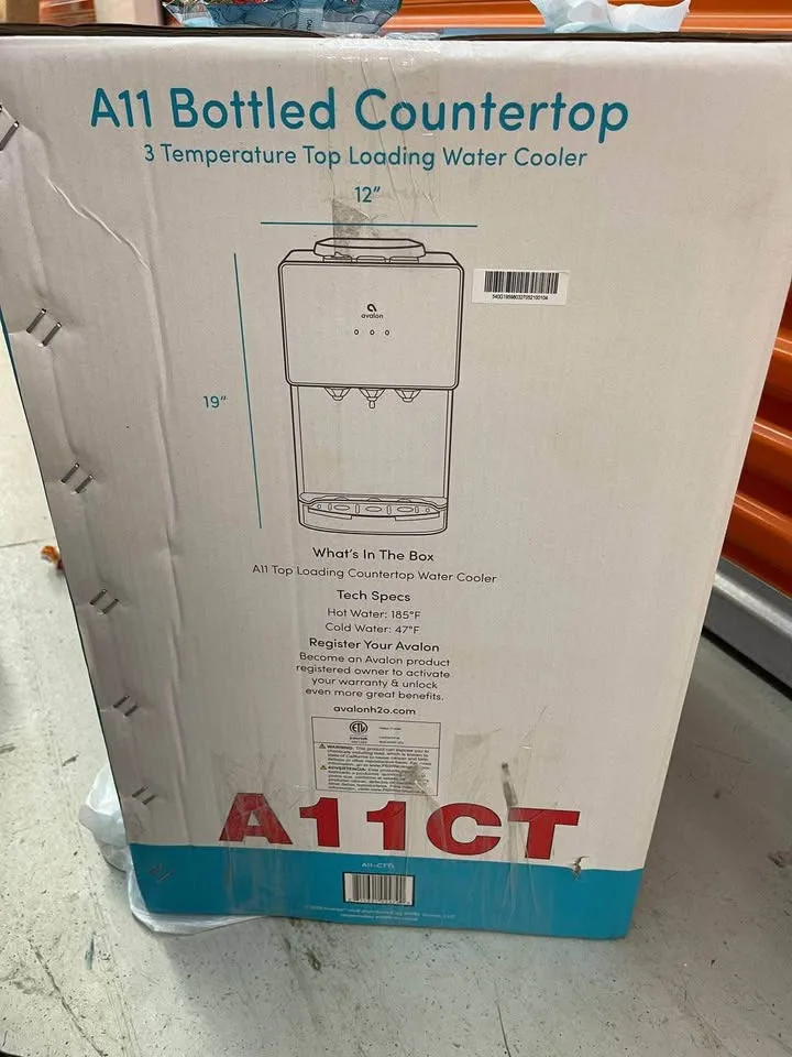 Premium 3 Temperature Top Loading Countertop Water Cooler Dispen image indicator(5)