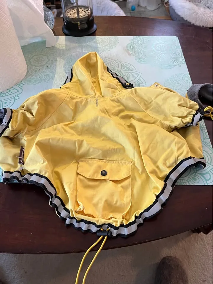 Bright Yellow Dog 🐶 Jacket w/ detachable warm lining-Medium image indicator(10)