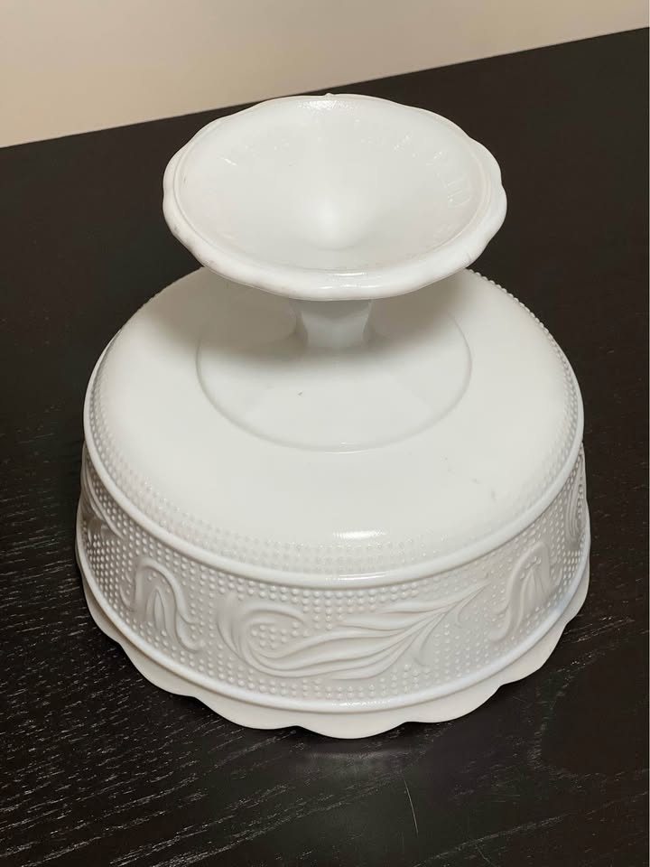 Vintage E.O. Brody Co #M6000 Milk Glass Compote - photo 4