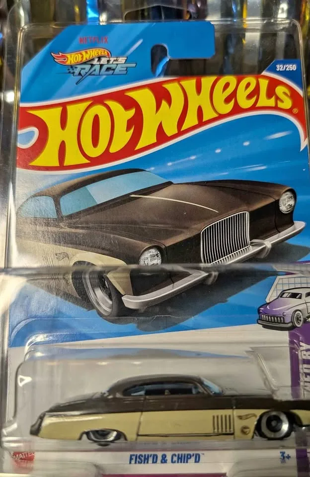 💥Treasure Hunt💥Hot Wheels '25: B-case, FISH'D & CHIP'D