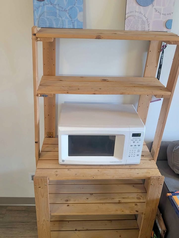 Handmade Solid Wood Shelves – Extra Large & Sturdy, Set of 2