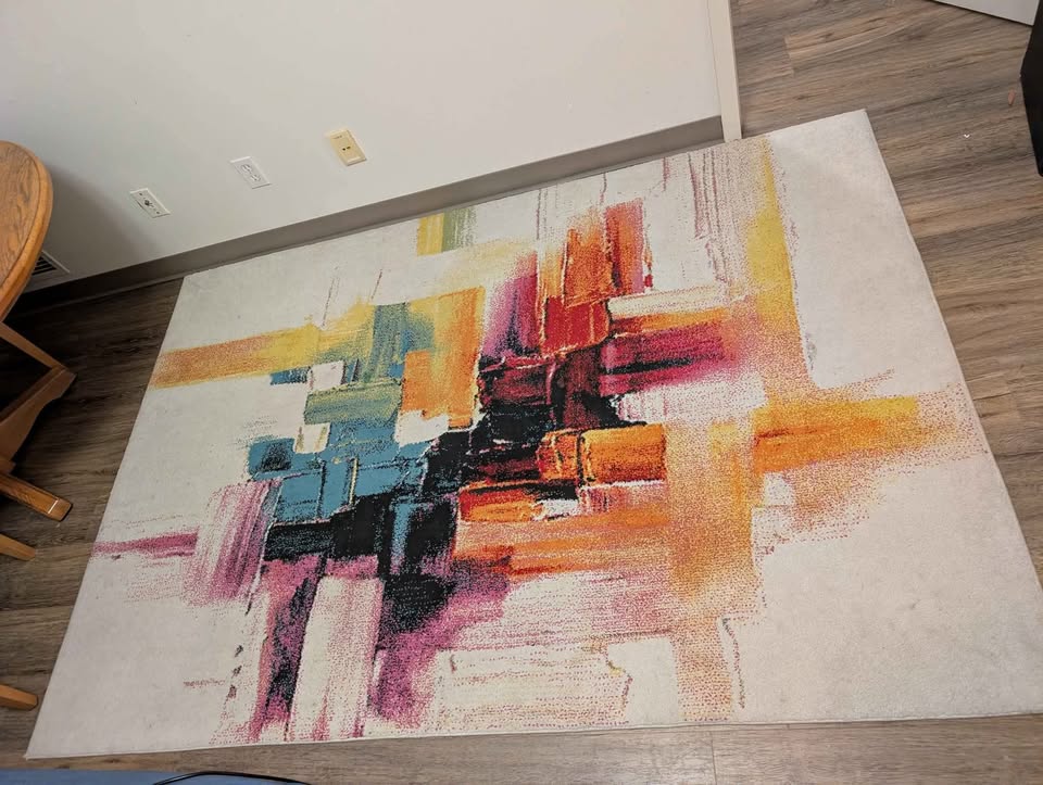 Colorful Carpet/Rug – Large, Vibrant & Ready for a New Home! - photo 3