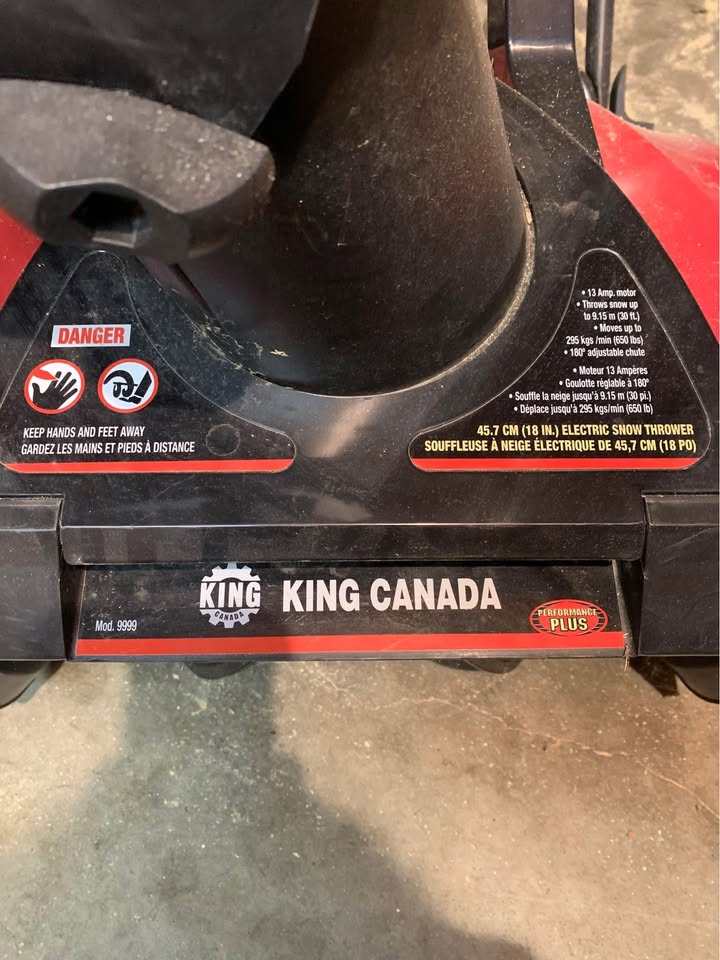 18 inches electric snow blower - photo 2