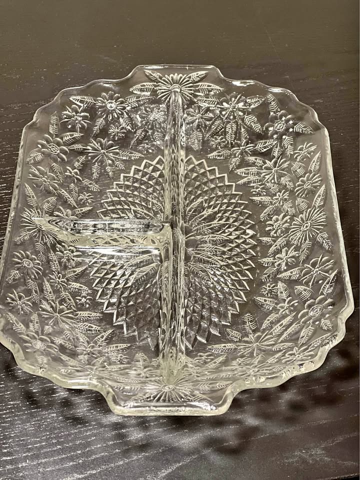 Vintage Indiana Glass Relish Dish