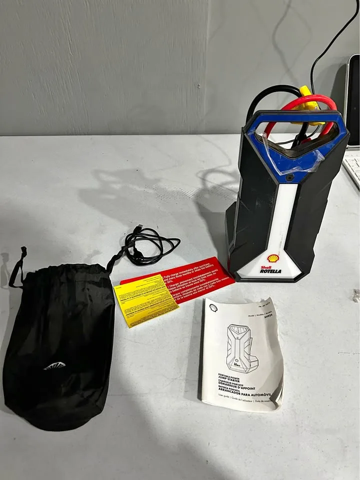 Shell jump starter and battery bank