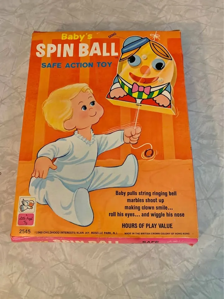 Vintage Baby Spin Ball