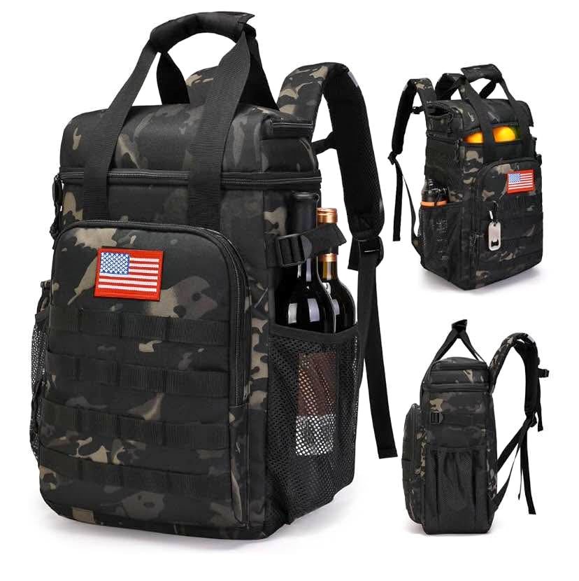 Tactical Backpack Cooler,Lunch Backpack for Men Adults Work with