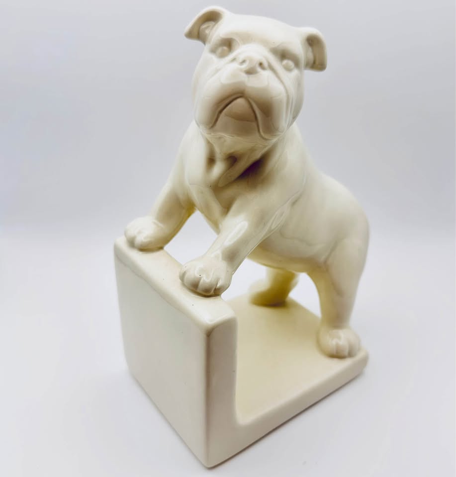 Ceramic (2) Bulldog Book Ends—Rowing Blazers x Target - photo 2