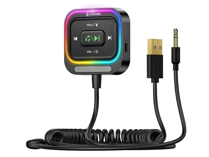 Syncwire Bluetooth 5.4 Aux Car Adapter thumbnail