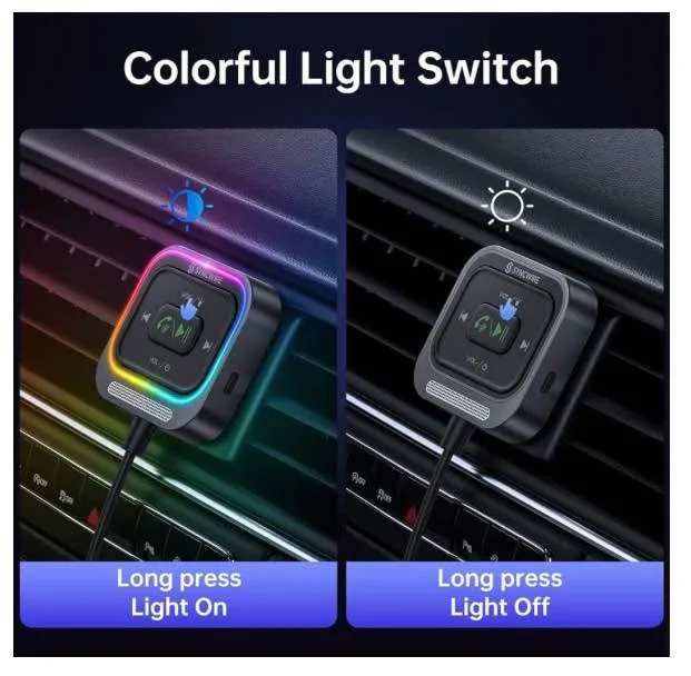 Syncwire Bluetooth 5.4 Aux Car Adapter image indicator(3)