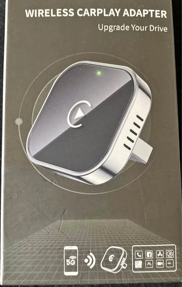 Teeran Wireless CarPlay Adapter 2025 Upgrade Wired CarPlay to Wi thumbnail