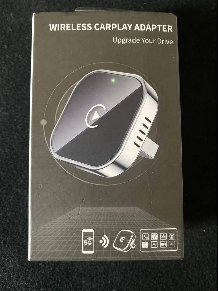 Teeran Wireless CarPlay Adapter 2025 Upgrade Wired CarPlay to Wi image indicator(4)