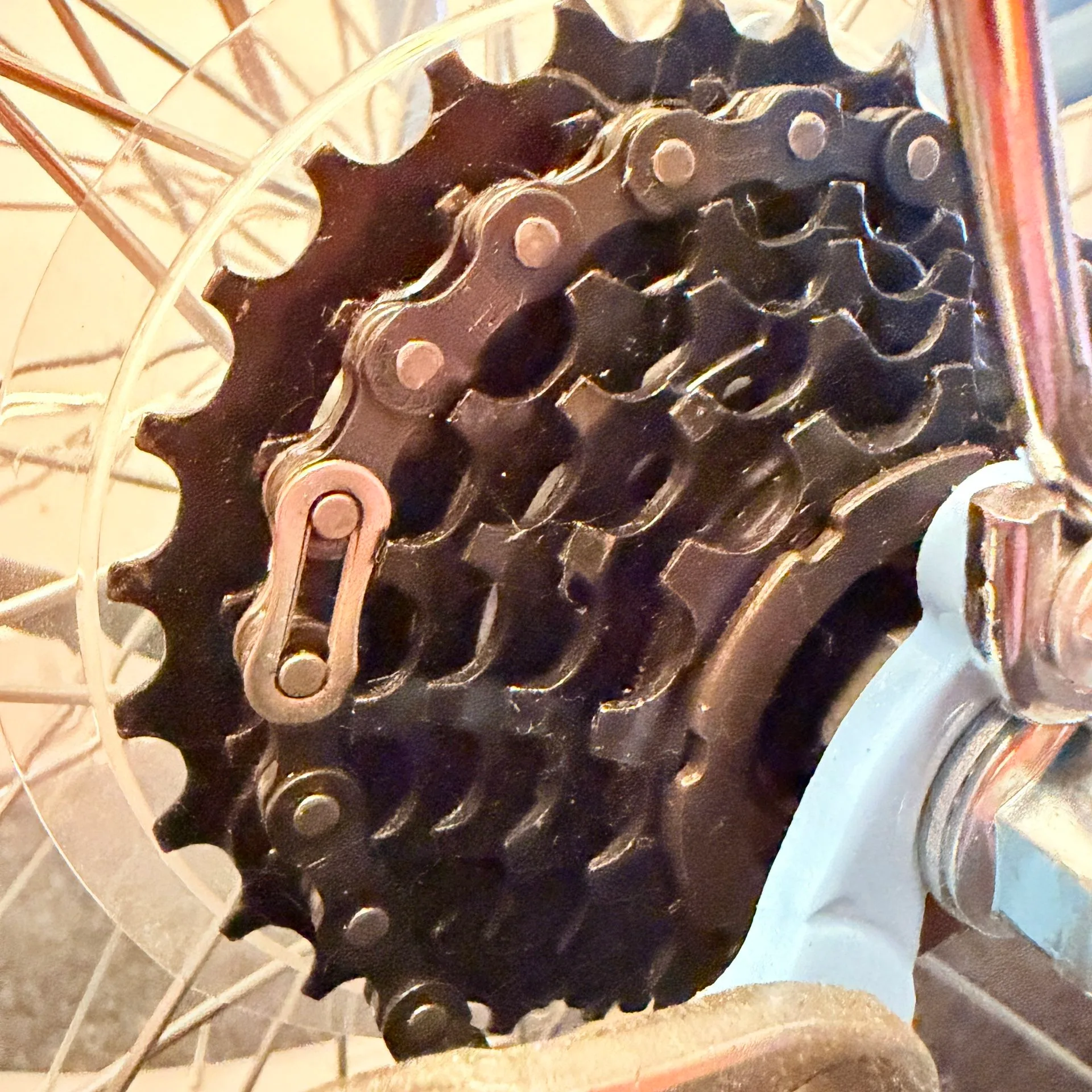 Foldable City Bike - K+POP Step-Through - Sky Blue - 7-Speed image indicator(4)