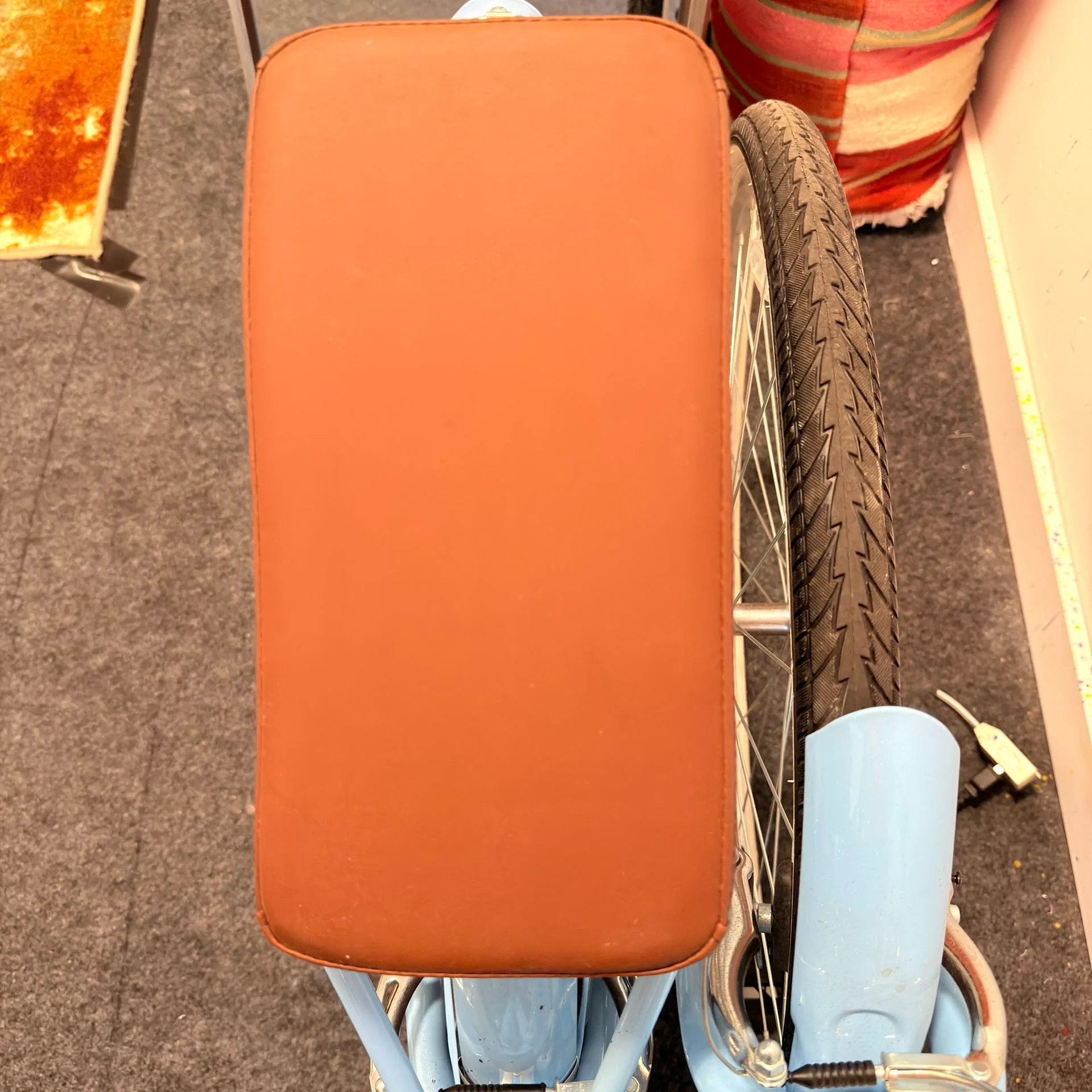 Foldable City Bike - K+POP Step-Through - Sky Blue - 7-Speed image indicator(8)