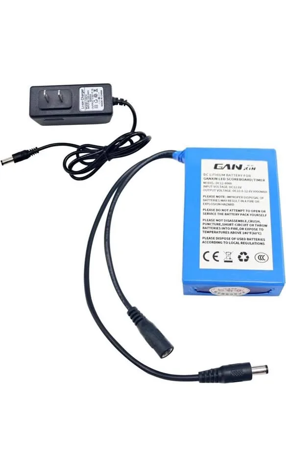 Lithium Battery 12V 8000mAh DC Battery thumbnail