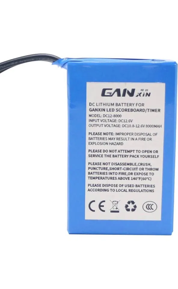 Lithium Battery 12V 8000mAh DC Battery image indicator(3)