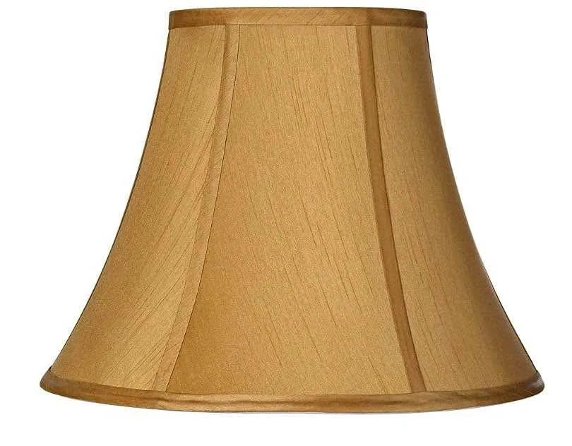 Gold Bell Lamp shade Medium LampShade 6.7``Top x 13``Bottom x 10 thumbnail