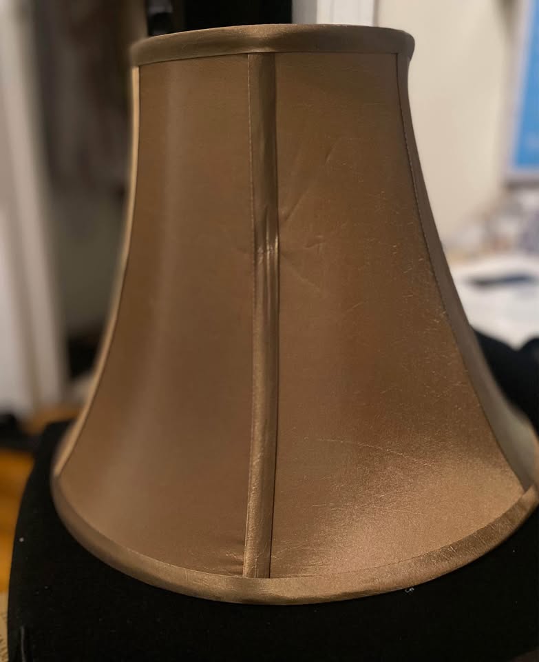 Gold Bell Lamp shade Medium LampShade 6.7``Top x 13``Bottom x 10 - photo 3