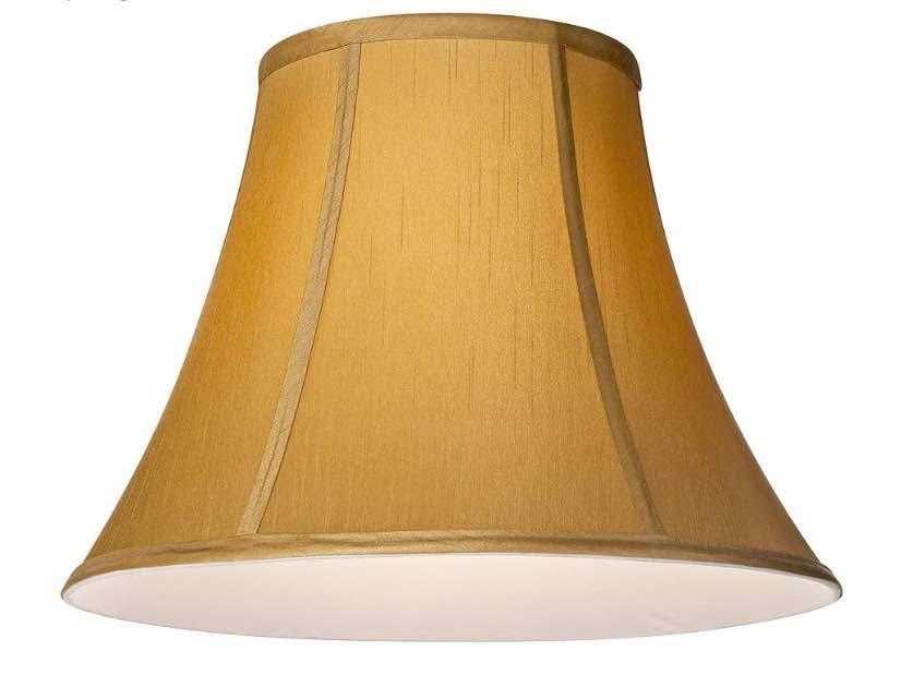 Gold Bell Lamp shade Medium LampShade 6.7``Top x 13``Bottom x 10 - photo 4