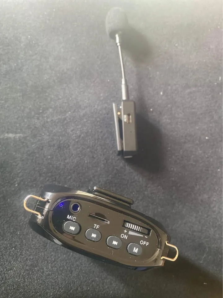 ZOWEETEK Voice Amplifier with Wireless Lavalier Microphone for T image indicator(4)