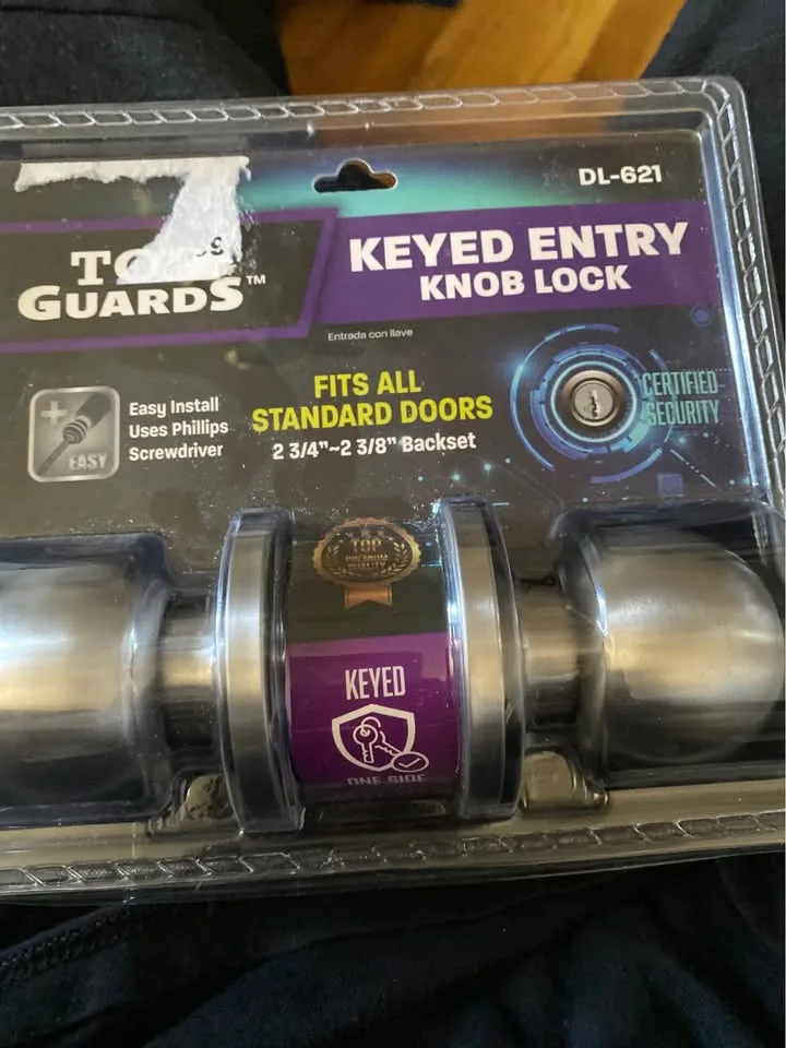 Doorknob Lock Interior Door Knobs Lock Bedroom Door Locks Easy t image indicator(4)