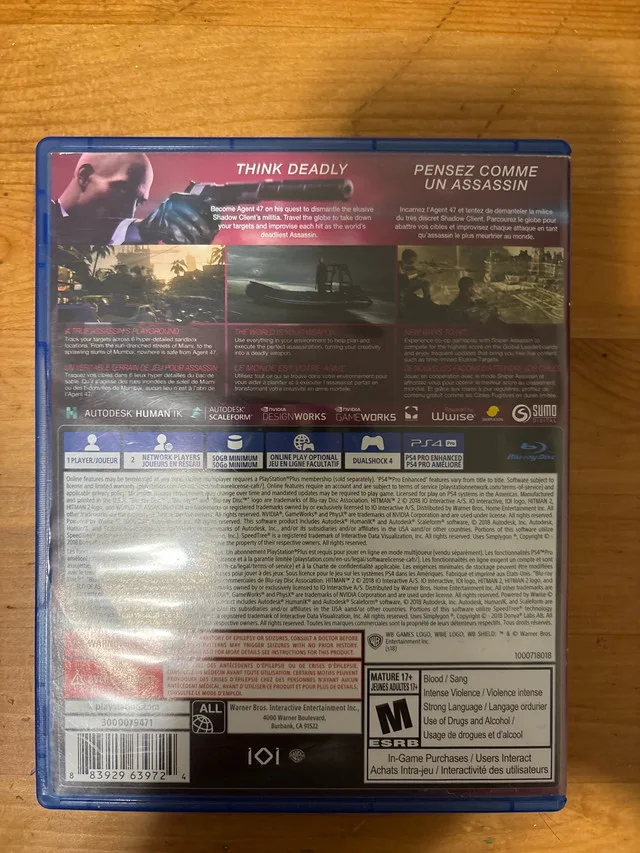 Hitman 2 PS4 image indicator(3)