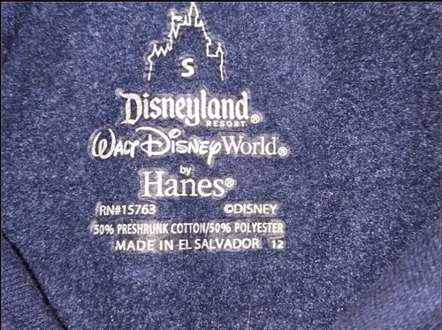 VTG Disneyland by Hanes Sweater Men Sz S Donald Duck Hoodie image indicator(2)