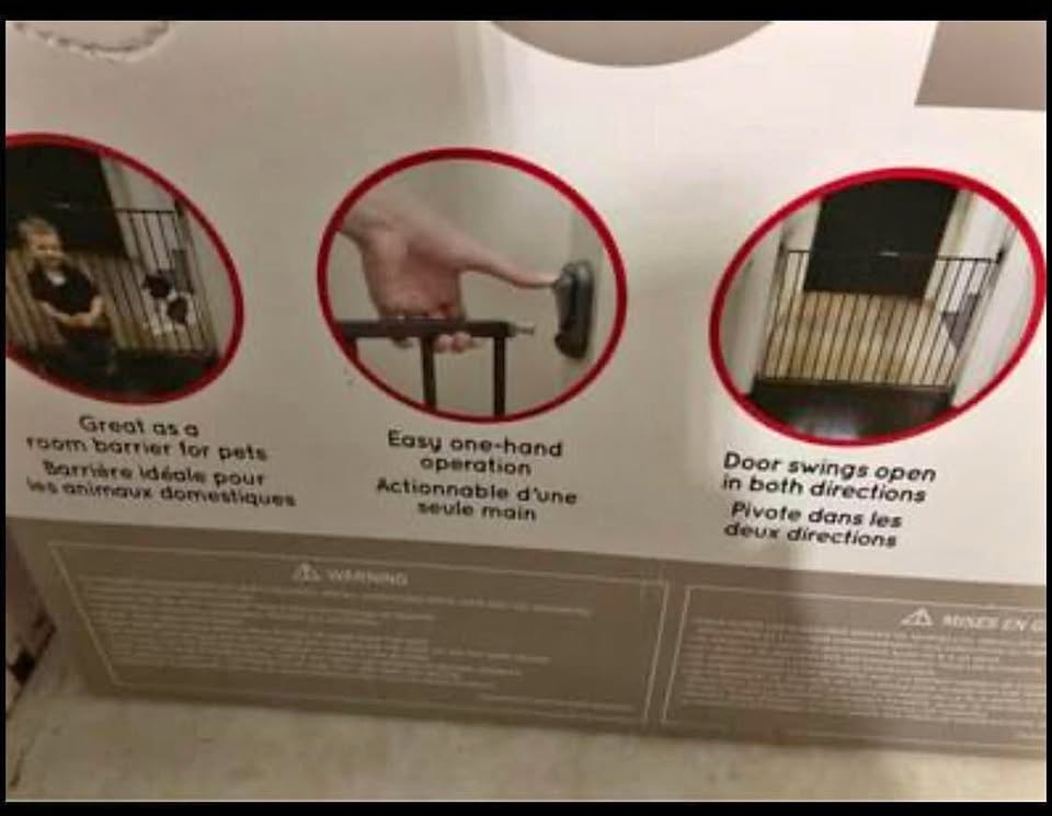 Brand new baby gate