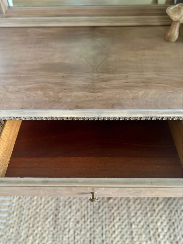 Restored Light Wood Antique Dresser image indicator(6)