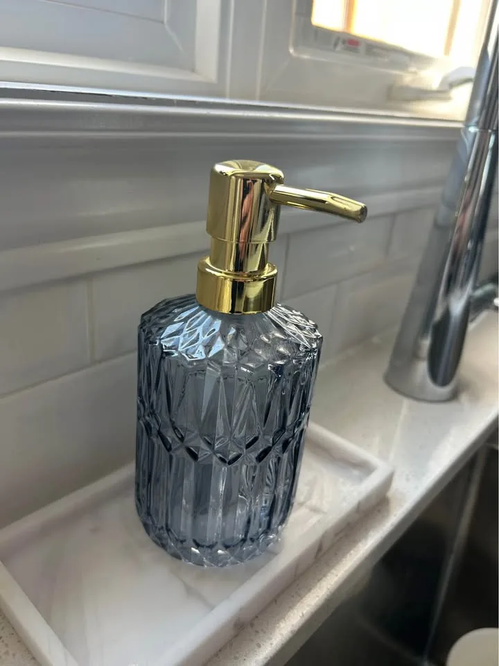 Royal Blue & Gold Soap Dispenser image indicator(2)