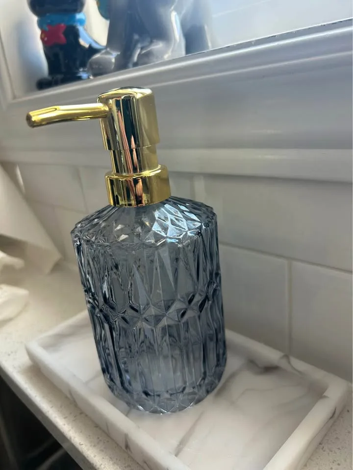 Royal Blue & Gold Soap Dispenser image indicator(3)