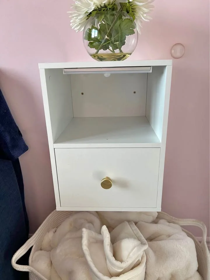 White Floating Nightstand thumbnail