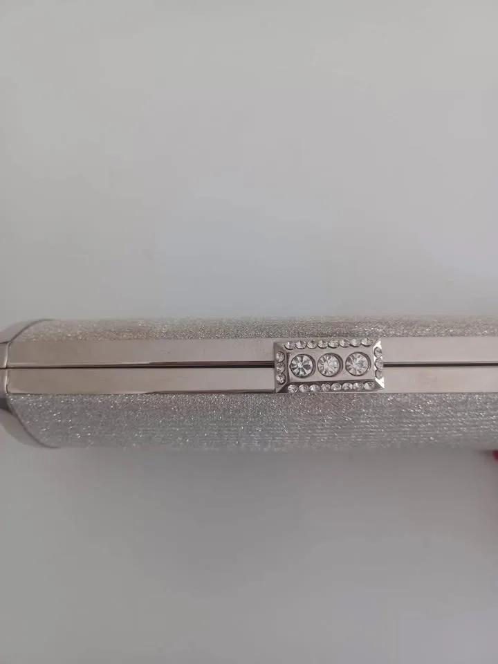 Silver Glittery Clutch image indicator(2)