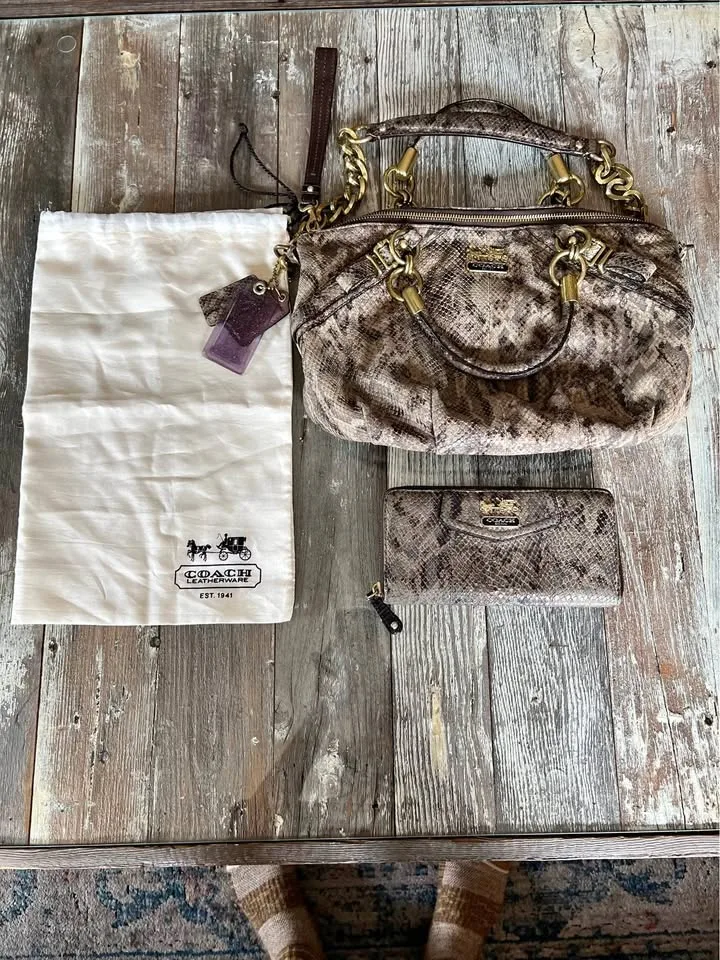 Coach Madison Handbag & Wallet thumbnail