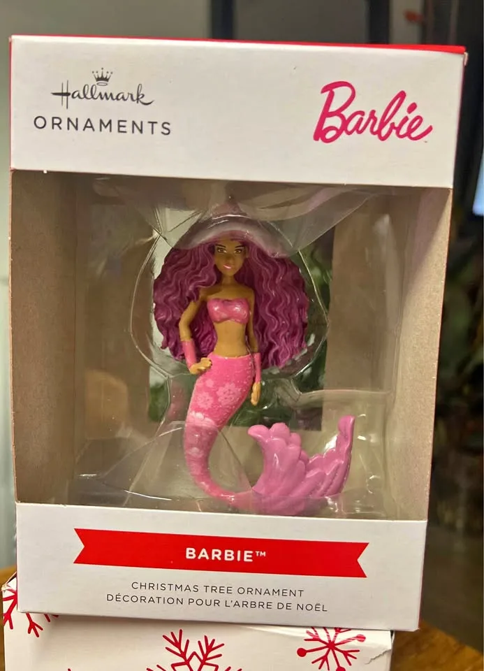 NEW Hallmark Barbie Mermaid Christmas Tree Ornament thumbnail