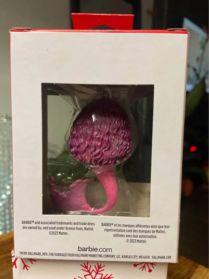 NEW Hallmark Barbie Mermaid Christmas Tree Ornament image indicator(4)