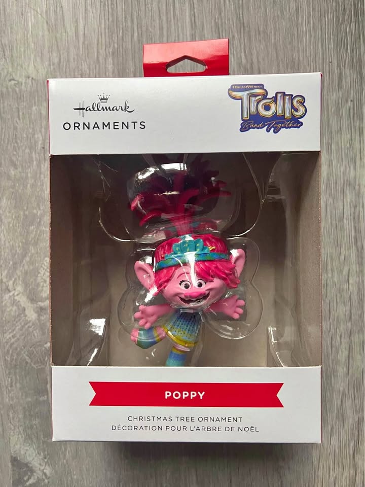 Hallmark Trolls: Band Together Poppy Ornament