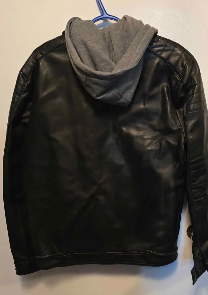 Men's Point Zero Vegan Leather Jacket image indicator(2)